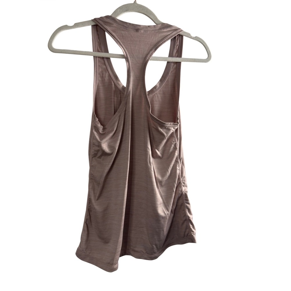 Vuori Lux Performance Tank Top Heather Dusty Rose Pink Racerback Yoga Small - Picture 3 of 5